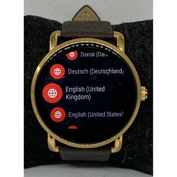 Fossil Gen 3 Authentic Genuine Smart Watch Custom Band FTW2102 LT256